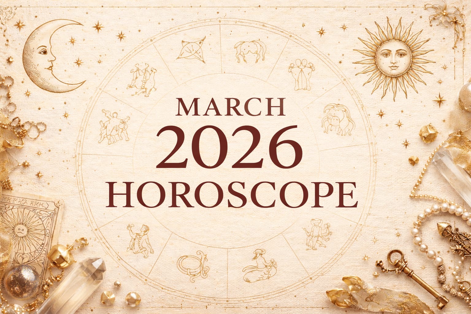 March 2026 Horoscope — The Month the Universe Turns the Page for All 12 Zodiac Signs