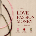 Trio Crystal Anklet – Rose Quartz, Red Garnet & Pyrite