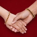Rudraksha Couple Bracelet Combo for Men & Women