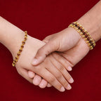 Rudraksha Couple Bracelet Combo for Men & Women