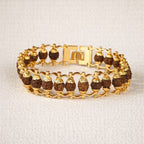 Premium Gold Plated Rudraksha Bracelet