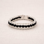 Silver Plated Karungali Bracelet