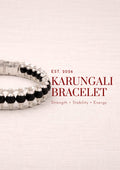 Silver Plated Karungali Bracelet