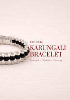Silver Plated Karungali Bracelet
